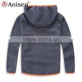 High Quality Plain Custom Color Windproof Polar Fleece With Hoodies Winter Children's Jackets thumbnail-2