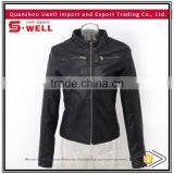 2016 Wholesale Custom Cheap Motorcycle pu Lady Jacket thumbnail-1