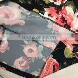 Women Low Price Sexy Cold Shoulder Floral Print Tight T-shirt thumbnail-4