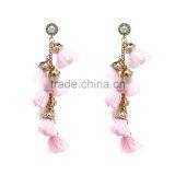 Bohemian Colorful Tassel With Rhinestone Dangle Earrings for Women Jewelry thumbnail-6