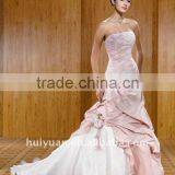 White and Pink Flower Lace Bridesmaid Dress thumbnail-1