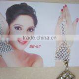 CRYSTAL Single Bracelet With Ring Free Size thumbnail-1