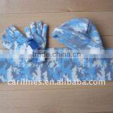 Wind Proof and Warm Child Military Polar Fleece Scarf Hat Glove Sets thumbnail-1