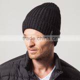 Leisure Design Mens Solid Grey Color Winter Knitted Dobby Hats And Cap thumbnail-4