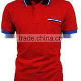 Custom Logo Brand Different Color Collar and Cuff Polo Shirt thumbnail-2