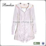 2014 2014 Light Weight Parka Woman Custom Made Jacket White Pure Color Jacket Lady thumbnail-1