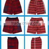 Red Stripe Digital Printing Kids Board Shorts in 100% Polyester Fabric thumbnail-4