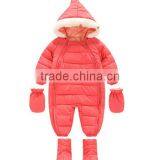 Kids Wholesale Winter Clothes,custom Design High Quality Baby and Infant Winter Hooded Rompers thumbnail-5