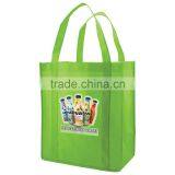 Grocery Tote Bag - Features Wide Gussets, Black Bottom Insert for More Support and Comes With Your Logo. thumbnail-3