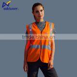 Working Outdoors Flashing Safety Vest With Reflective Fabric thumbnail-3