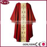 Catholic Church Vestment Wholesale Luxury Pupular Red Choir Robe thumbnail-4