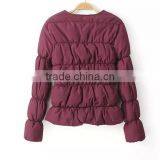 Korea Bat Sleeve Short Bread Soft Down Cotton Padded Woman Clothes Loose Women Winter thumbnail-4