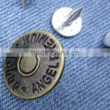 Hebrew Alphabet Jean Button thumbnail-1