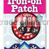 Mini Color Iron on PU Patches Fabric Patch Kids Iron on Patches thumbnail-1