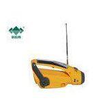 Rechargeable Solar Panel Dynamo Emergency Crank Radio Flashlight For Camping