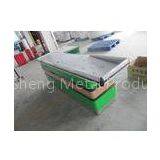 Electronic Stainless Steel Standard Checkout Counter 2500*1150*850mm