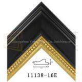 Black Embossed Picture Frame Mouldings 11138