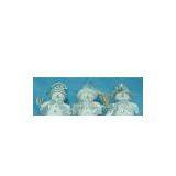 Xmas Ornament: Styrofoam Snowman Ornament (silver Series) thumbnail-1