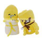 High Grade Coral Fleece Yellow Egg Design Baby Rolling Blanket thumbnail-1