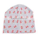 Winter Korea Style 100%cotton Cute Boys&girls Bowknot Pattern Baby Beanie Hat thumbnail-6