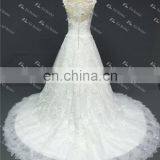 LN10 2016 Lastest Designs China Supplier Reliable Manufacture See Through Back Real Sample Picture Wedding Gown thumbnail-4