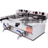 Stainless Steel Kitchen Equipment Desktop Electric Fryer Restaurant Deep Fryers