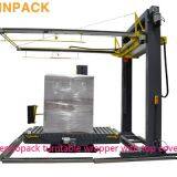 2019-hot-sale-fully-auto-conveyorized-turntable Pallet Stretch Wrapper