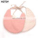 Wholesale Fast Dispatch Cotton Linen Cute Baby Bibs For Girls thumbnail-3