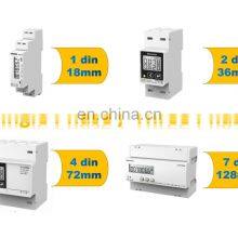 Din Rail 3 Phase RS485 LCD Digital Display Smart Electricity Energy Meter thumbnail-3