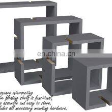 4 Cube Intersecting Wall Mounted Floating Shelves thumbnail-3
