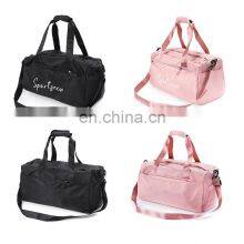 Large Capacity Outdoor Waterproof Nylon Men Women Sport Cylinder Gym Tote Shoulder Crossbody Travel Duffle Bag for Fitness thumbnail-1