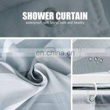 Ripple Modern Design Waterproof Peva Shower Curtains thumbnail-5