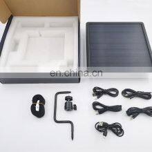 25000mah Black Solar Panel and Integrated Lithium Battery for Security Camera Photo Traps Hunting Trail Game Camera