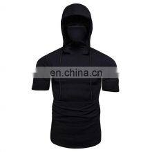 Best Selling Men Comfortable Half Sleeves Hoodies Collection Customized Design In Different Colors Available In Cheap Prices thumbnail-4