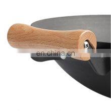 Non-stick Restaurant Cooking Cast Iron Chinese Wok thumbnail-5