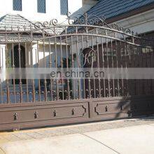 Galvanized Powder Coated Steel Gate House Main Gate With Electronic Gate Opener Designs thumbnail-3