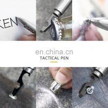High Quality Stainless Steel With LED Lamp Outdoor Multifunctional Tactical Pen Outdoor Self-defense Tool thumbnail-4