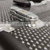 PRO Makeup Artist Rolling Train Case w/ 4trays & Dividers,Aluminum Travel Cosmetic Trolley Case thumbnail-4