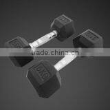 Commercial Use Hex Rubber Coated Dumbbell thumbnail-1