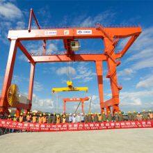 Rail Mounted Container Gantry Crane A7 ZMPC Spreader Railway Storage Using thumbnail-3