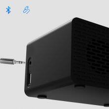 BT510 Wireless Bedside Cabinet Night Table Desktop LED Display Alarm Clock Temperature FM AUX in Function Wireless Charging BT thumbnail-5