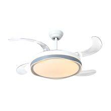 42′′ Bladeless Fan With Led Light Chandelier Modern Pendant Lights Retractable Invisible LED Ceiling Fan Light With Remote Control thumbnail-1