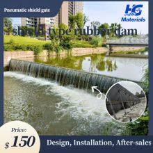 Hydraulic Engineering Rubber Dam Air Shield Dam for River thumbnail-1