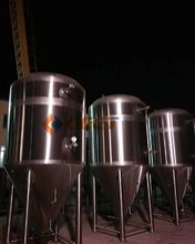 Vertical Jacketed Fermentation Tank Bright Beer Conical Beer Fermenter 3000L