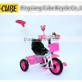 New Design Three Wheels Kids Tricycle with Push Bar