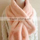 Korea Fashion Plush Plain Lady Fur Scarf Woman Neck Warmer thumbnail-6