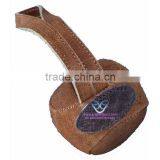 Suede Leather Rugby Shape Toss. thumbnail-1