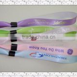heat transfer wristband for ticket