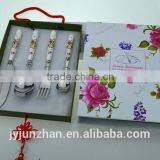 Korean Stainless Steel Cutlery With Nice Gift Box Packing and New Design--Junzhan Factory thumbnail-3