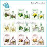 Set of 3pcs Plastic Kitchen Help Set With Cutting Board Peeler and Knife thumbnail-5